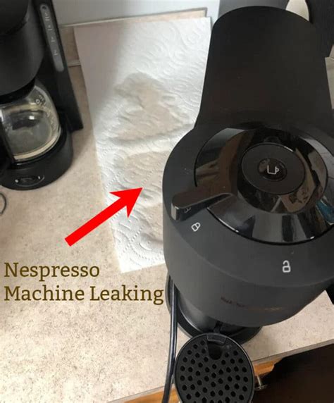 nespresso water leaking|How To Fix A Nespresso Machine Leaking (Step